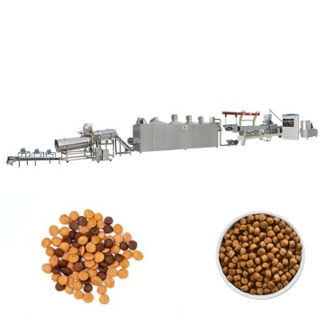 Automatic Dry Dog Food Production Line and Pet Kibble Processing Machine