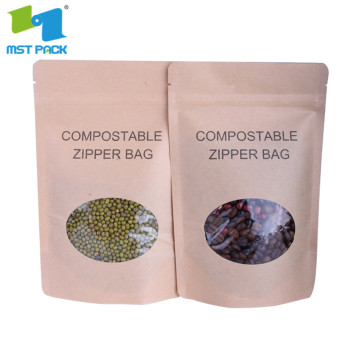 Milieuvriendelijke composteerbare biologisch afbreekbare voedingsgrade tas