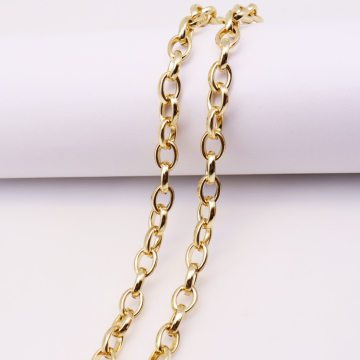 Durable Metal Handbag Chain Key Ring with Hook