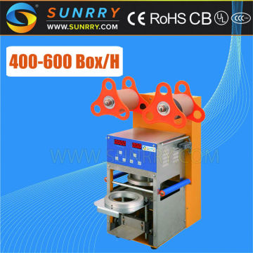 Hot sale full automatic digital selaer 400kw fruit jelly cup sealing machine