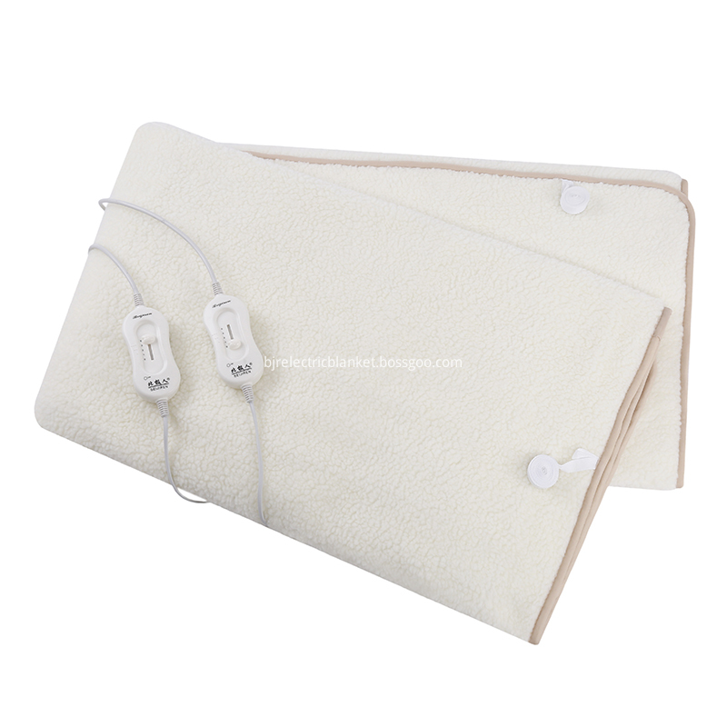 synthetic wool electric blanket