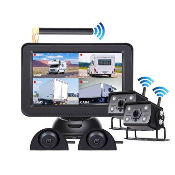 4 Images Wireless Rear View Backup Camera with 5 inch Monitor