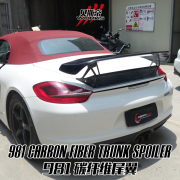 2014-2016 BOXSTER 981 TA FIBER GLASS REAR SPOILER FOR PORSCHE