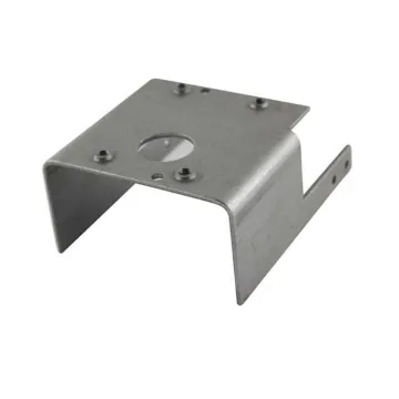 Color zinc plated sheet metal laser cutting part