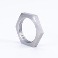 Chamfered hexagonal thin lock nuts