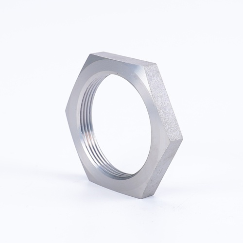 Stainless Steel Hex Cap Nut Steel Chamfered hexagonal thin lock nuts Supplier