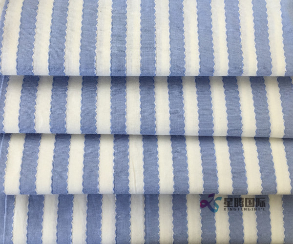 Jacquard Cotton Fabric For Shirt