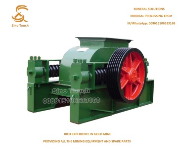 Common Double Roll Crusher , Mining Crushing Equipment