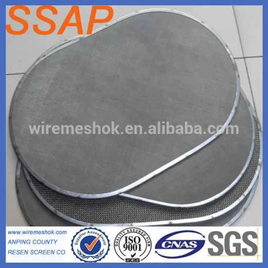 Stainless Steel Metal Rimmed Filter Disc for Various Filteration