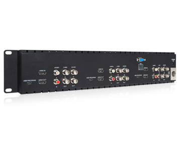 FEELWORLD 5\" 2RU Rackmount Triple Monitor with 3G SDI HDMI AV Inputs