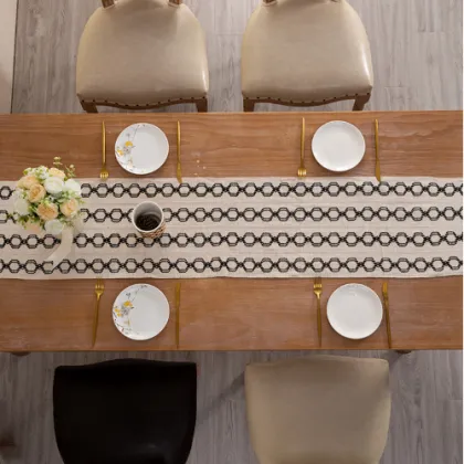 Wholesale Boho Macrame Dinner Table Runners - Handwoven Luxury Decorative Table Runners