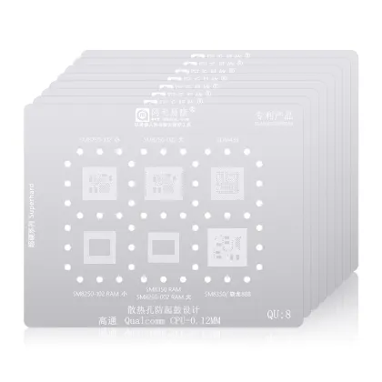CPU SSD IC Repair Tool: Amaoe BGA Stencil for Android Qualcomm QU7 Snapdragon Series (0.12mm)