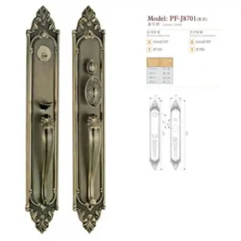 2013 Classic Design Solid Brass Door Handle And Door Locks