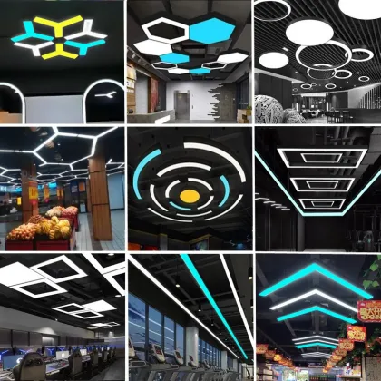 Modern Chandeliers for Office, Commercial, and Fitness Lighting