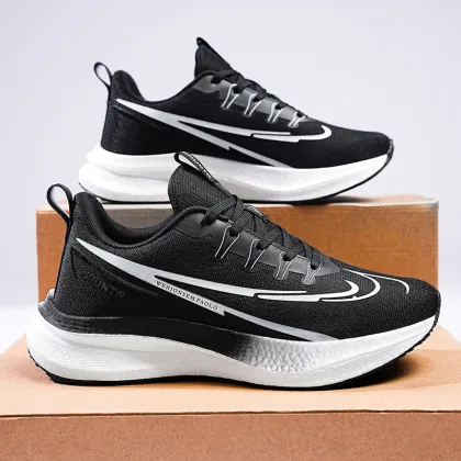 Youth Trend Women's/Men's Lightweight Cushioned Springback Training Running Shoes