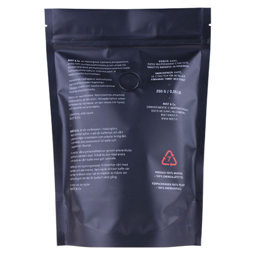 Zip Lock Bottom Seal Coffee Bag With Window