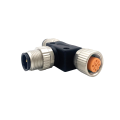 M12 T Connector Female to Male 4-pole