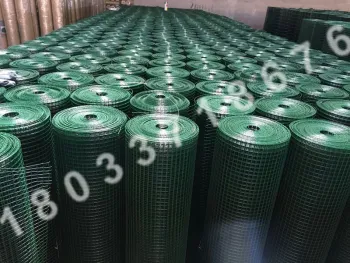 green coated pvc coated welded wire mesh