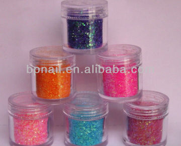 Mixed Nail Art colorful Glitter Powder