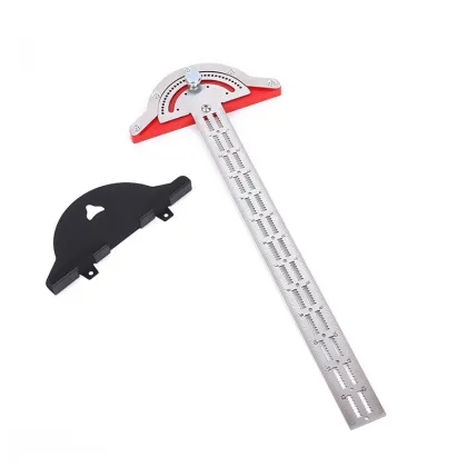 Precision Stainless Steel Protractor Carpenter Ruler