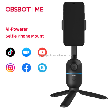 OBSBOT Me: Advanced AI-Powered Selfie Mount Stand for iPhone and Android Devices - Perfect for Vlogging, Live Streaming, YouTube, and TikTok
