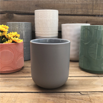 Modern Factory Stock Kitchen Storage Utensil Ceramic Plant Pots Indoor