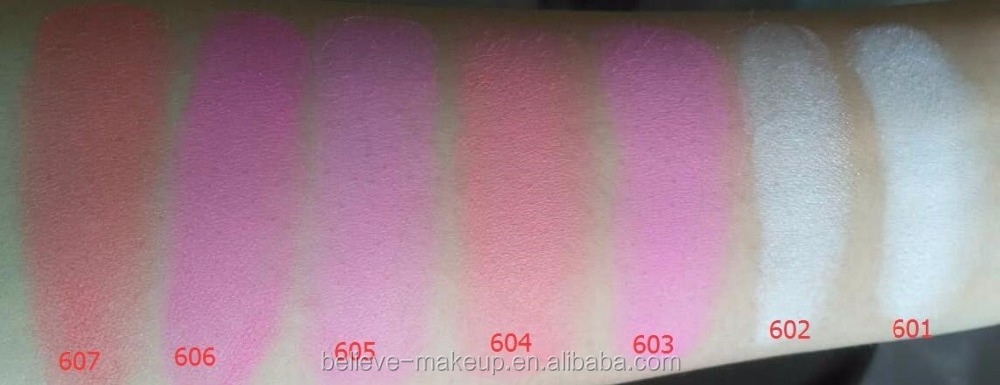 Paleta de blush de 6 cores