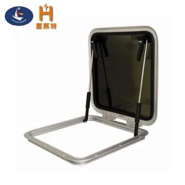 Marine Supplies Square Aluminum Boat Deck Hatch
