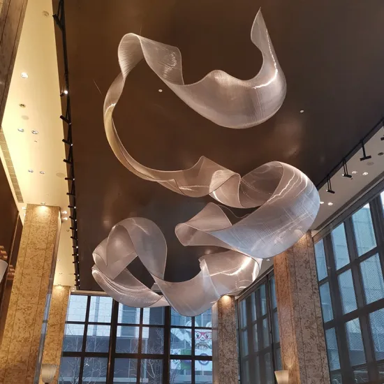 Modern Mesh Pendant Light for Large Hotel and Restaurant Decor