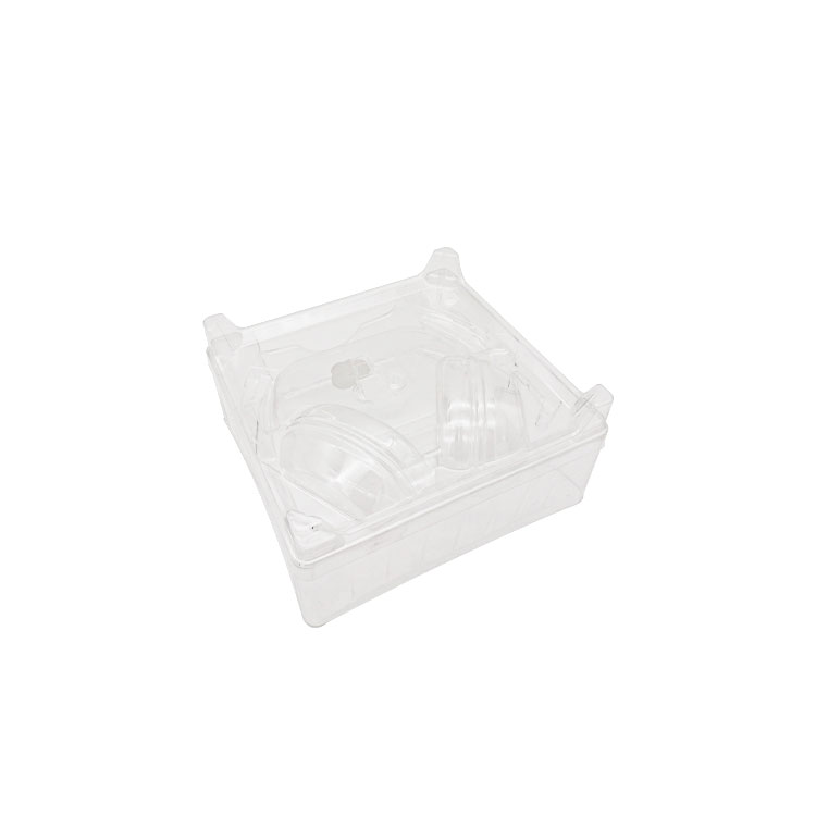 Custom clear PET plastic blister tray with lid