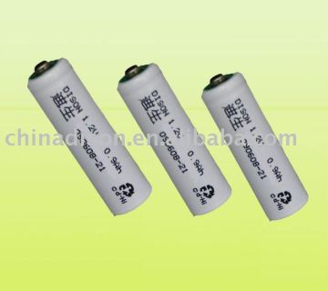 AA 900mAh NiCD rechargeable battery cell