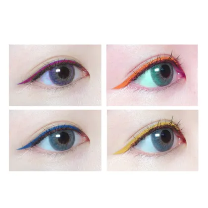 Custom Logo Multichrome Matte Waterproof Eyeliner Pencil - Brown