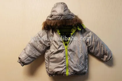Wholesale Fashion Design Boys Down Jacket Breathable Hoodies Jacket For 2-6Year Kids