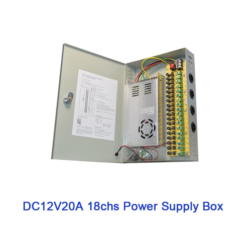 18chs DC12V20A CCTV Power Supply Box