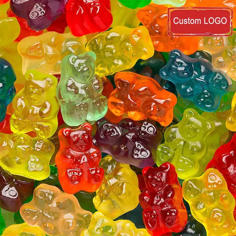 OEM/ODM Cube Shape Jelly Candy Gummy Sour Sweet Halal Soft Mix Fruity Gummy Candy