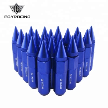 20pcs hochwertiger Aluminium erweiterter Tuner mit Spike für Räder/Felgen M12X1.5 Radlugmuttern