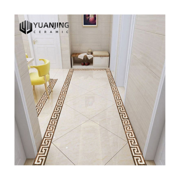 Warehouse Border Tiles 150x800mm Gold Plated Edge Line Border Tiles for Living Room and Bedroom