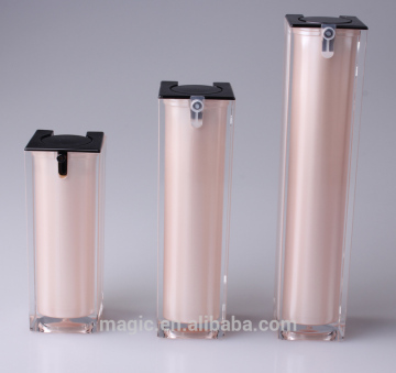 cosmetic acrylic packaging bottles,cosmetic airless packaging