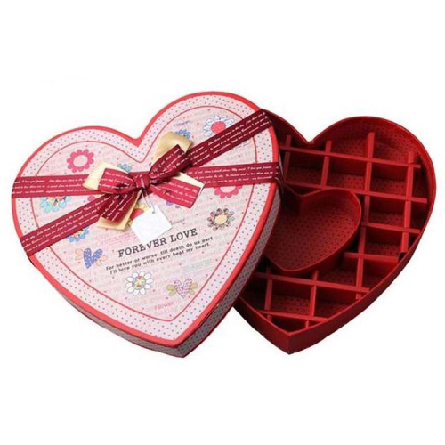 Heart shape Empty Chocolate Gift Box Paper Box