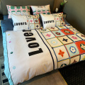 Wholesale Beatiful cotton printed bed sheet sets queen