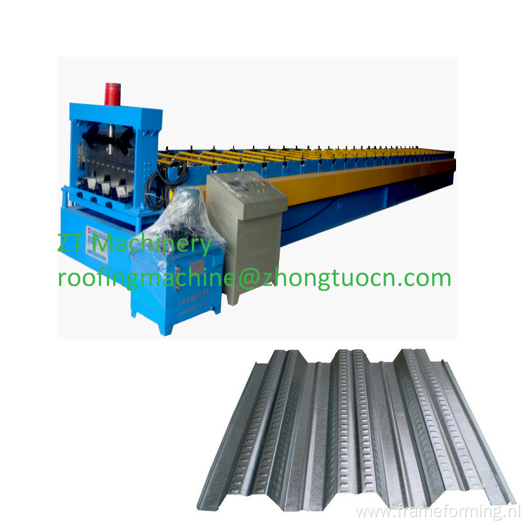 Steel floor decking sheet rolling making machine