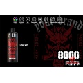 Batería de 650 mAh recargable Vapor de 8000puffs