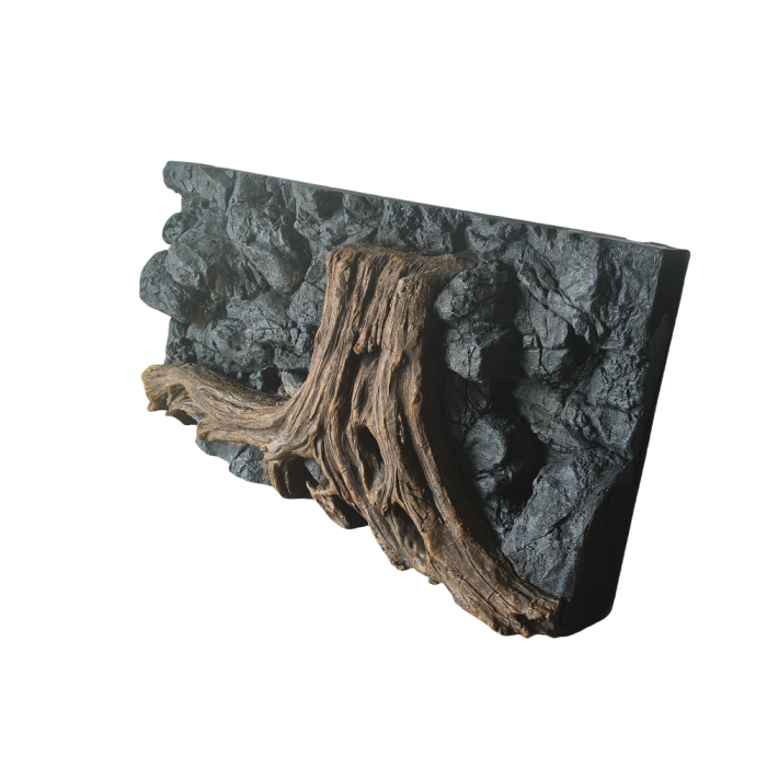 Painel de fundo em forma de raiz de árvore realista