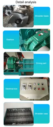 Large-scale Double Shaft Truck Tire Shredder
