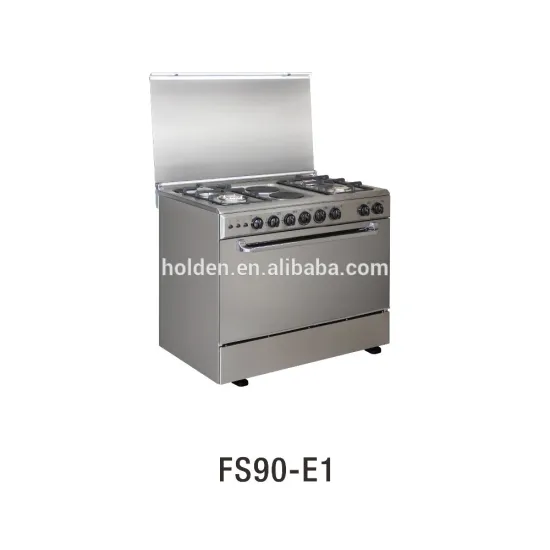 CE standard 5 burner free standing electric oven