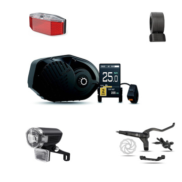 Wuxing 48V 500W Electric City Bike Fat Tire EBike Mid Drive Motor Conversion Kit