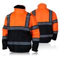 ANSI Hi Visibility Winter Jackets Waterproof Safety Jacket