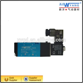4V110 Pneumatic 5 port solenoid valve port size:G1/8'') 24V DC