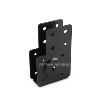 อุปกรณ์เสริมเครื่องพิมพ์ 3 มิติ: V -Slot Linear Actuator Pulley Plate สำหรับ NEMA 17 Stepper Motor - ผิวสีดำ