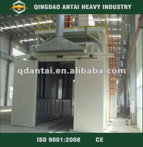 Manual air operation dry sand blasting machine